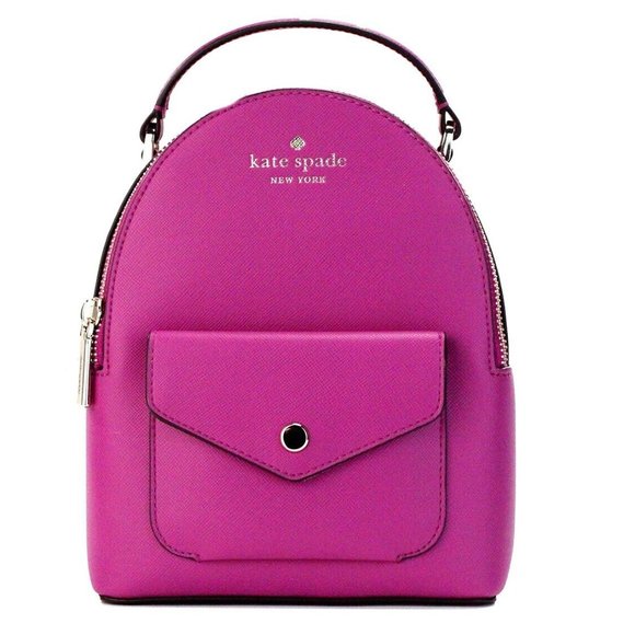 NWT Kate Spade Saffiano Leather Mini Backpack in Baja Rose Kate Spade Schuyler Mini Backpack Saffiano PVC - Baja Rose  main image 3